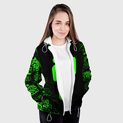 Куртка с капюшоном женская BILLIE EILISH, цвет: 3D-белый — фото 2