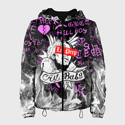 Куртка с капюшоном женская LIL PEEP, цвет: 3D-черный