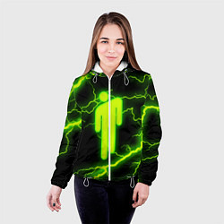 Куртка с капюшоном женская BILLIE EILISH, цвет: 3D-белый — фото 2