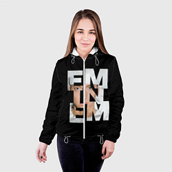 Куртка с капюшоном женская Eminem, цвет: 3D-белый — фото 2