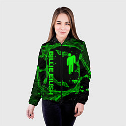 Куртка с капюшоном женская BILLIE EILISH, цвет: 3D-черный — фото 2