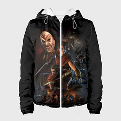 Куртка с капюшоном женская ASSASSINS CREED, цвет: 3D-белый