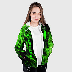Куртка с капюшоном женская BILLIE EILISH, цвет: 3D-белый — фото 2