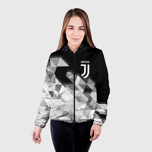 Женская куртка JUVENTUS / 3D-Черный – фото 4