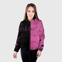 Куртка с капюшоном женская LIL PEEP, цвет: 3D-черный — фото 2