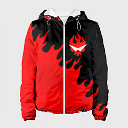 Куртка с капюшоном женская GURREN LAGANN, цвет: 3D-белый