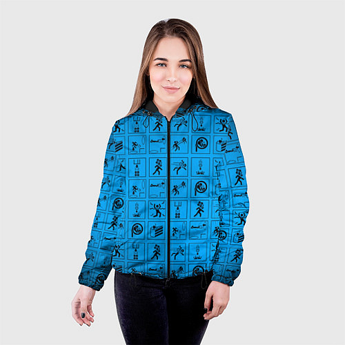 Женская куртка PORTAL / 3D-Черный – фото 4