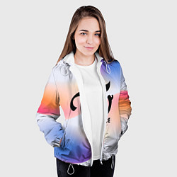 Куртка с капюшоном женская TWICE, цвет: 3D-белый — фото 2