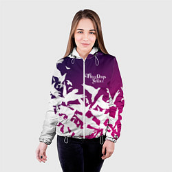 Куртка с капюшоном женская Three Days Grace, цвет: 3D-белый — фото 2