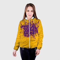 Куртка с капюшоном женская Kobe Bryant, цвет: 3D-белый — фото 2