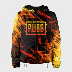 Куртка с капюшоном женская PUBG, цвет: 3D-черный