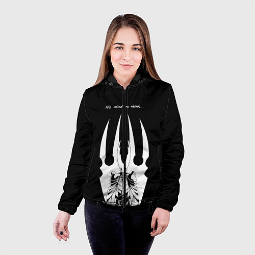 Женская куртка Hollow Knight / 3D-Черный – фото 4