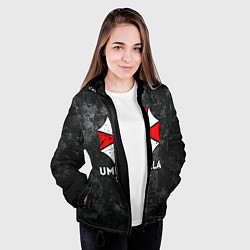 Куртка с капюшоном женская UMBRELLA CORP, цвет: 3D-черный — фото 2