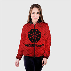 Куртка с капюшоном женская Umbrella Corporation, цвет: 3D-черный — фото 2