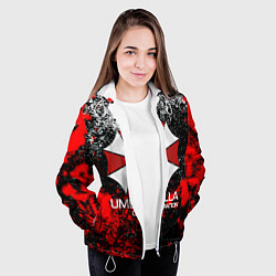 Куртка с капюшоном женская UMBRELLA CORP, цвет: 3D-белый — фото 2