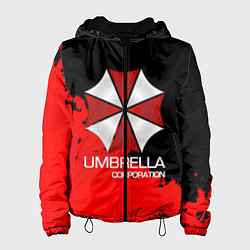 Куртка с капюшоном женская UMBRELLA CORP, цвет: 3D-черный