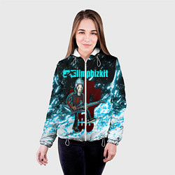 Куртка с капюшоном женская LIMP BIZKIT, цвет: 3D-белый — фото 2