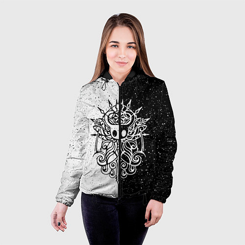 Женская куртка Hollow Knight / 3D-Черный – фото 4