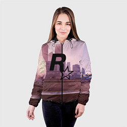 Куртка с капюшоном женская ROCKSTAR, цвет: 3D-черный — фото 2