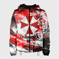 Куртка с капюшоном женская UMBRELLA CORP, цвет: 3D-черный