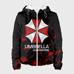 Куртка с капюшоном женская UMBRELLA CORP, цвет: 3D-белый