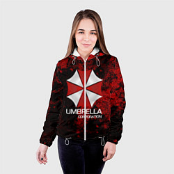 Куртка с капюшоном женская UMBRELLA CORP, цвет: 3D-белый — фото 2