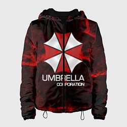 Куртка с капюшоном женская UMBRELLA CORP, цвет: 3D-черный