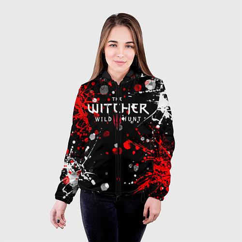 Женская куртка THE WITCHER / 3D-Черный – фото 4