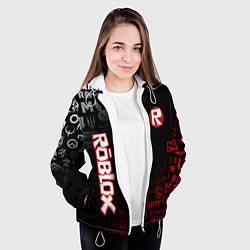 Куртка с капюшоном женская ROBLOX, цвет: 3D-белый — фото 2
