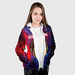 Куртка с капюшоном женская ROBLOX, цвет: 3D-белый — фото 2
