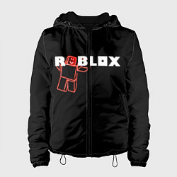 Куртка с капюшоном женская Роблокс Roblox, цвет: 3D-черный