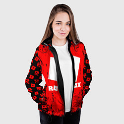 Куртка с капюшоном женская ROBLOX, цвет: 3D-черный — фото 2