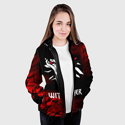Куртка с капюшоном женская THE WITCHER, цвет: 3D-черный — фото 2