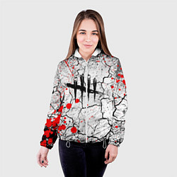 Куртка с капюшоном женская DEAD BY DAYLIGHT, цвет: 3D-белый — фото 2