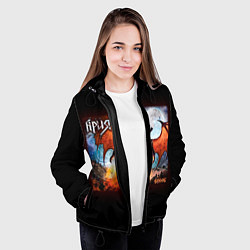Куртка с капюшоном женская Ария, цвет: 3D-черный — фото 2