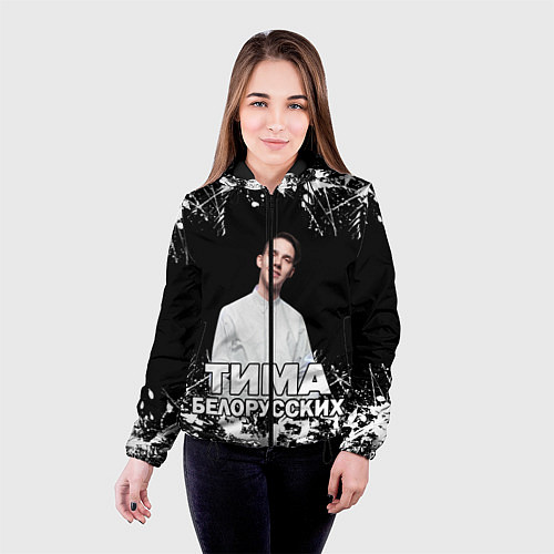 Женская куртка Тима Белорусских / 3D-Черный – фото 4