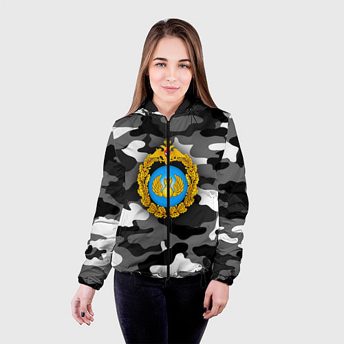 Женская куртка ВДВ / 3D-Черный – фото 4