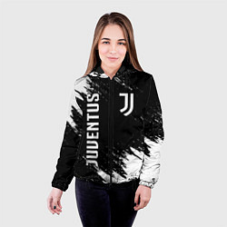 Куртка с капюшоном женская JUVENTUS, цвет: 3D-черный — фото 2