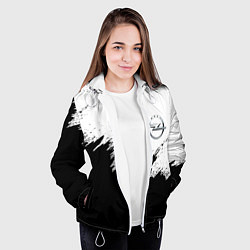 Куртка с капюшоном женская Opel, цвет: 3D-белый — фото 2