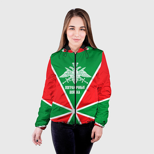 Женская куртка Пограничные Войска / 3D-Черный – фото 4