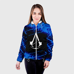 Куртка с капюшоном женская ASSASSIN'S CREED, цвет: 3D-белый — фото 2
