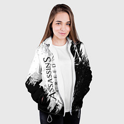 Куртка с капюшоном женская ASSASSIN'S CREED, цвет: 3D-белый — фото 2