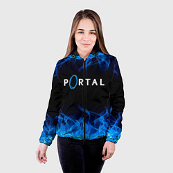 Куртка с капюшоном женская PORTAL, цвет: 3D-черный — фото 2