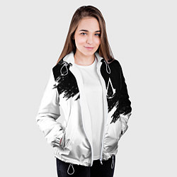 Куртка с капюшоном женская ASSASSINS CREED, цвет: 3D-белый — фото 2