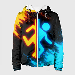 Куртка с капюшоном женская PORTAL, цвет: 3D-белый