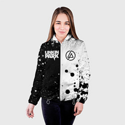 Куртка с капюшоном женская LINKIN PARK, цвет: 3D-белый — фото 2