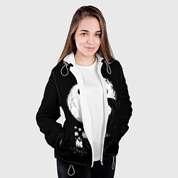 Куртка с капюшоном женская ЧУЖОЙ, цвет: 3D-белый — фото 2