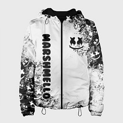 Куртка с капюшоном женская Marshmello, цвет: 3D-черный