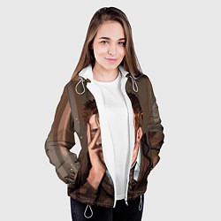 Куртка с капюшоном женская 10TH DOCTOR WHO, цвет: 3D-белый — фото 2