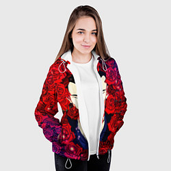 Куртка с капюшоном женская ДЕВЯТЫЙ ДОКТОР КТО, цвет: 3D-белый — фото 2